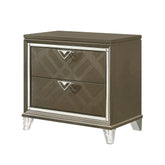 Skylar Dark Champagne Nightstand Model 25323 By ACME Furniture